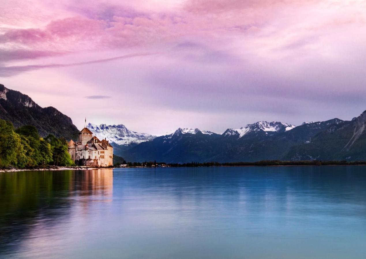 Florimont Double Lake View Room - Self Check-In Montreux Exterior photo